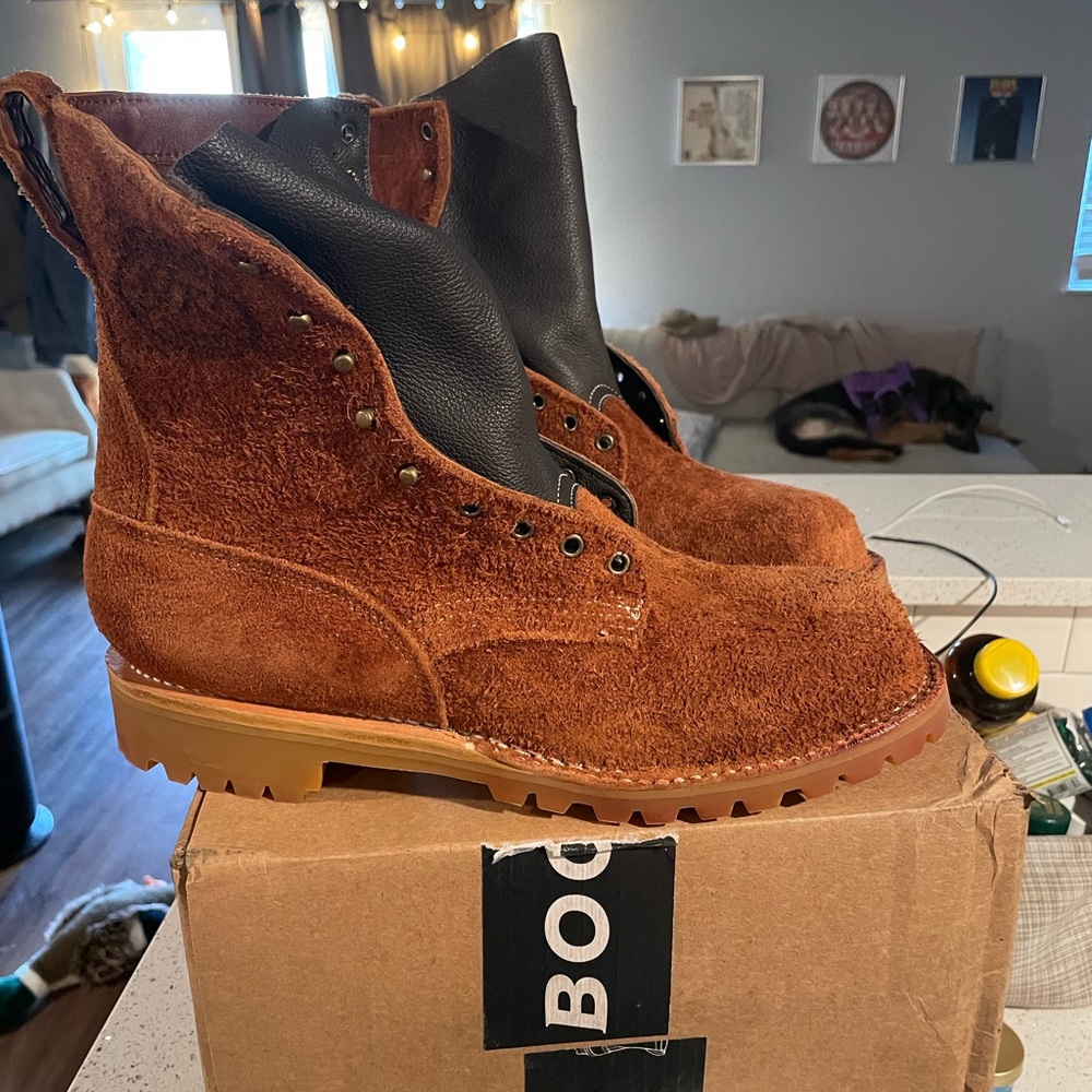 JK Boots OT Canyon Bison Roughout 12E